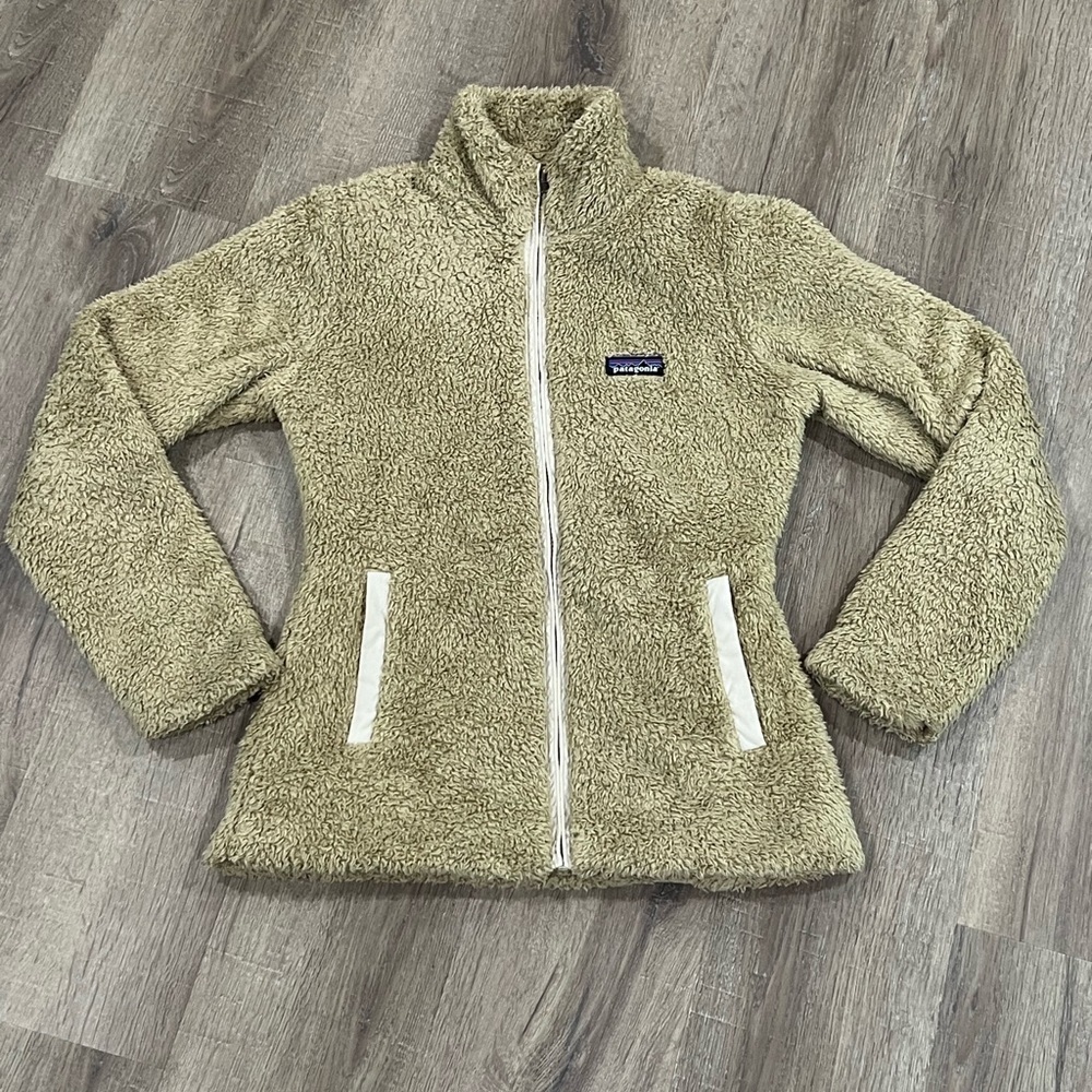 Patagonia Women’s Small Retro Pile Soft Sherpa Lined Full Zip Jacket Coat EUC
